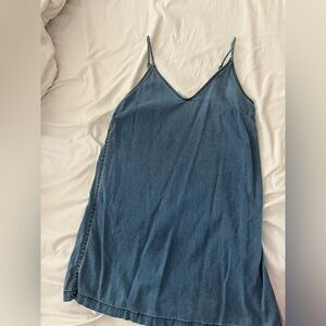 Wilfred Denim Mini Dress